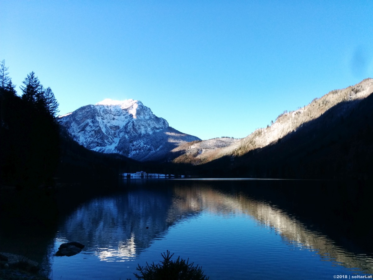 Die Langbathseen im Schnee